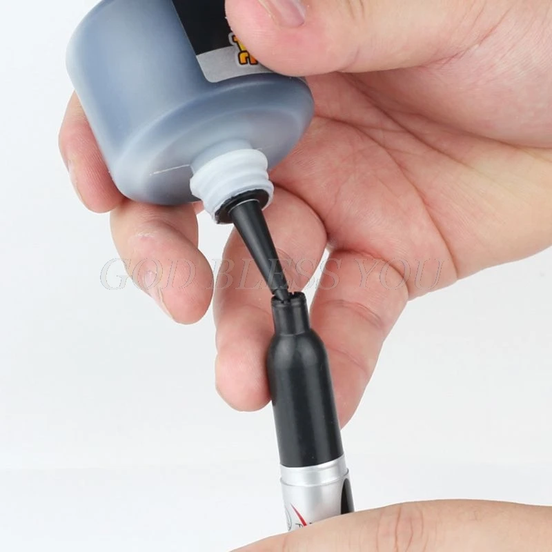 

1 Bottle 50ml Refill Ink for Refilling Inks Marker Pen Black Red Blue 3 Colors Drop Shipping