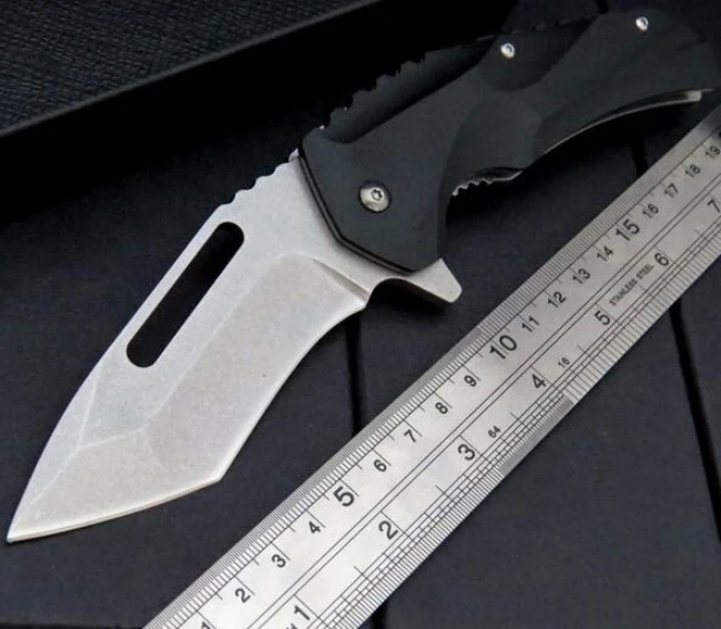 Складной нож EF48 440C карманный Клинок с рукояткой из G10 для ежедневного