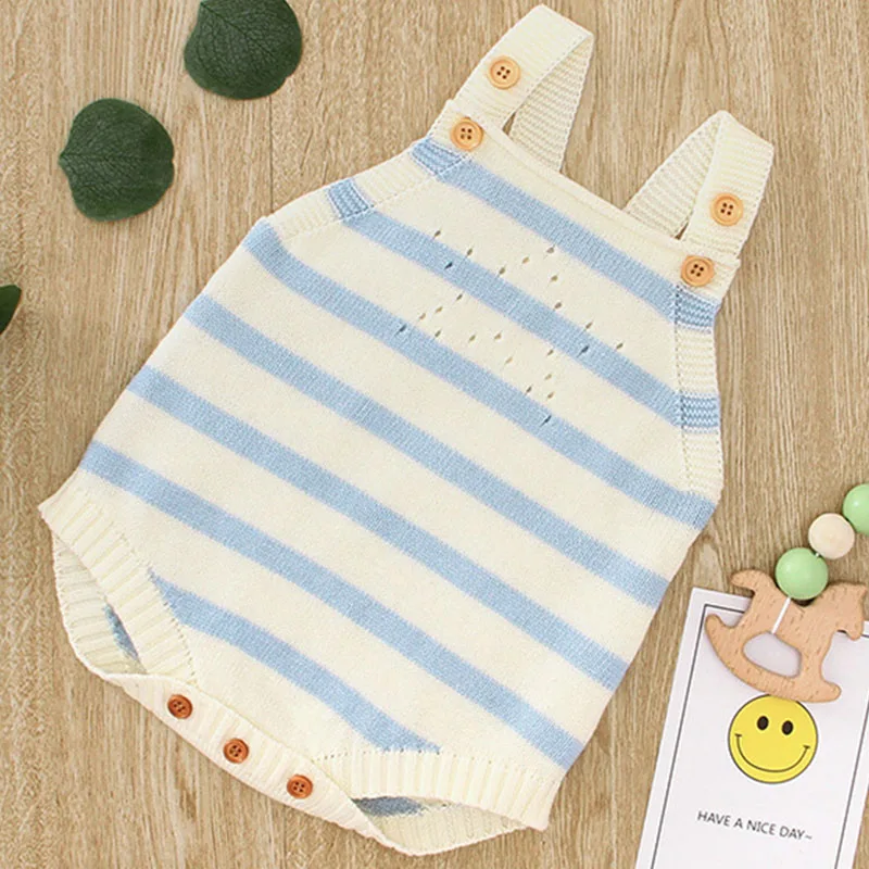 Детский комбинезон осенний свитер детский вязаный детская теплая одежда Модный |