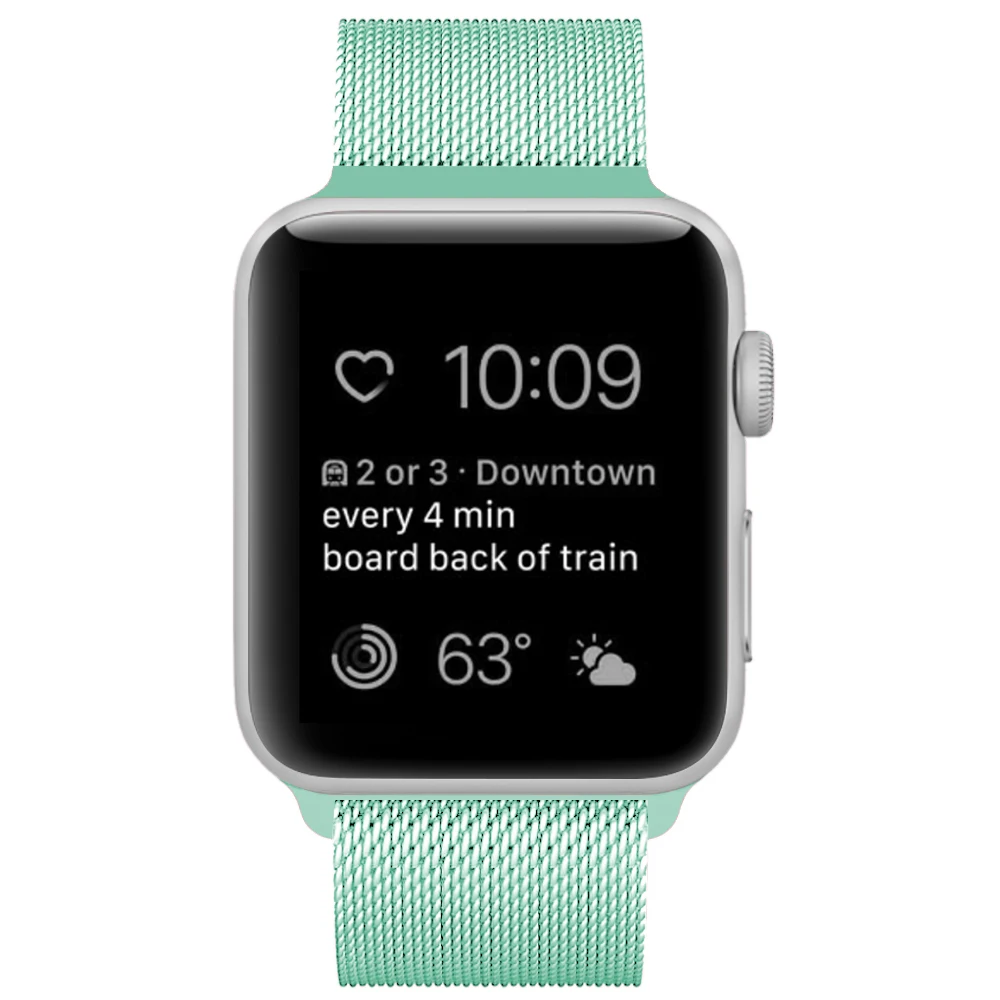 Ремешок для наручных часов Apple Watch 4 в 1/2/3 ремешок для часов, Миланская петля, нержавеющая сталь, 42 мм, 38 мм, версия браслет ремешок для наручных часов iwatch серии 40 мм 44 чехол бесплатно