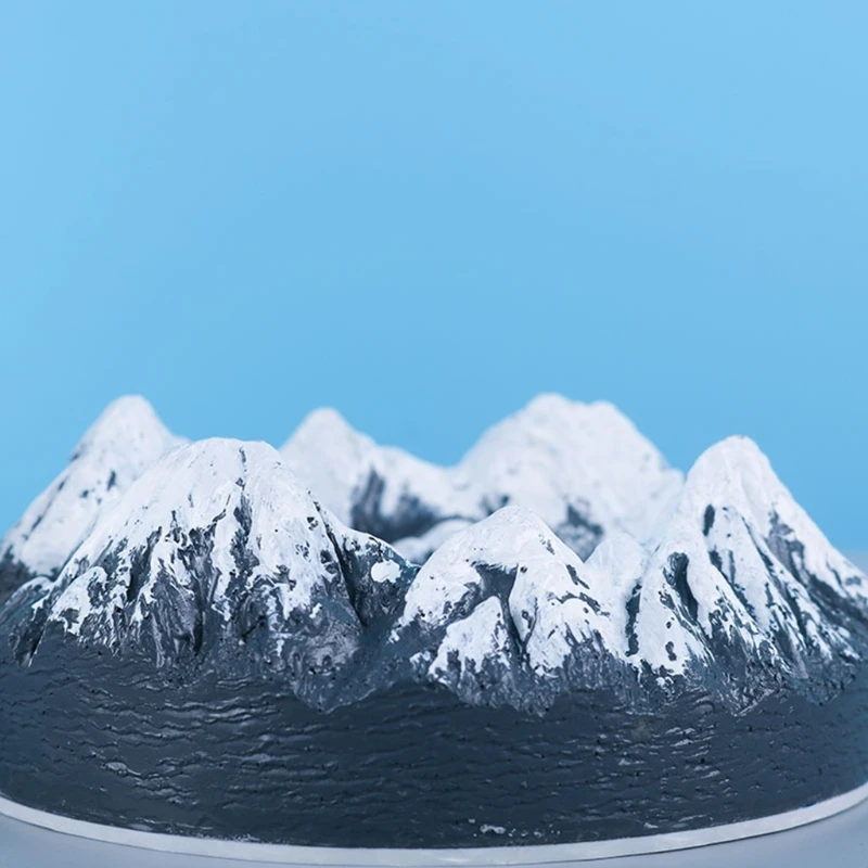 

DIY Crafts Crystal Epoxy Resin Mold Small Snow Mountain Ornament Silicone Mould