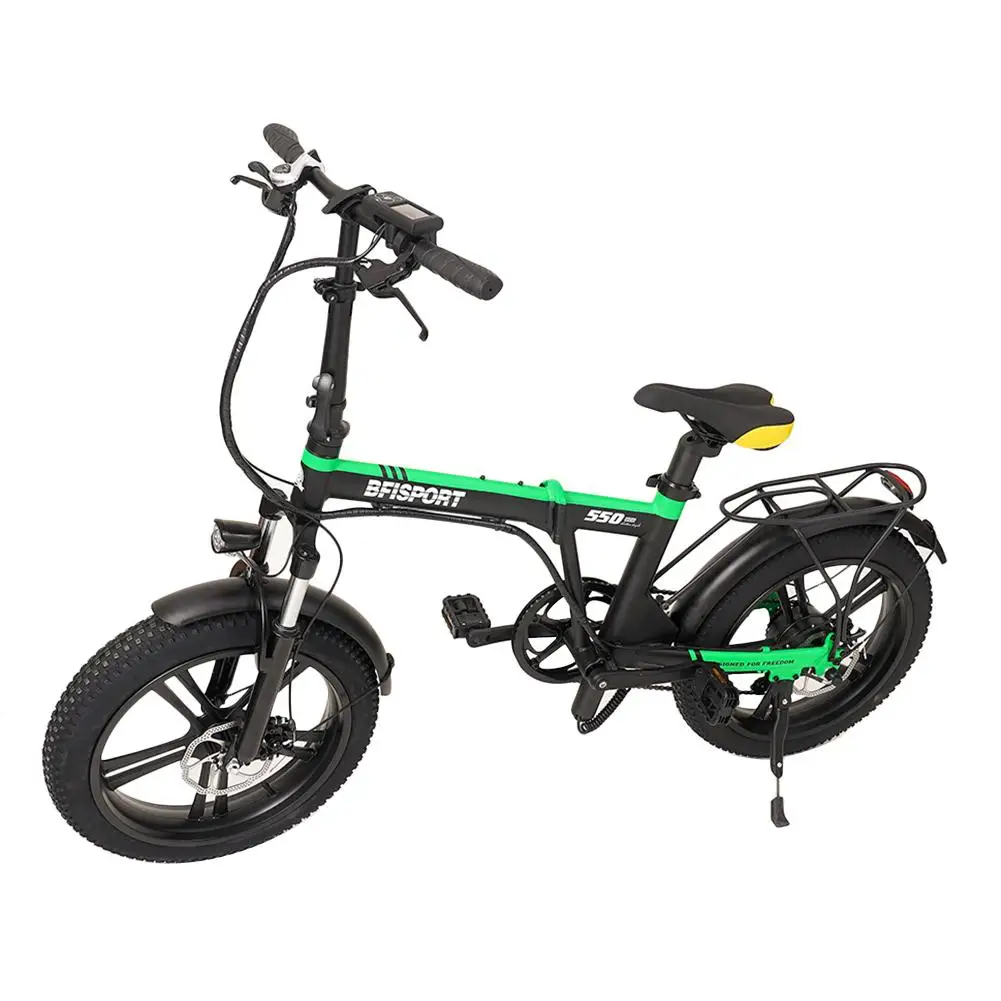 Электрический Снежный велосипед портативный горный складной с литий-ионным