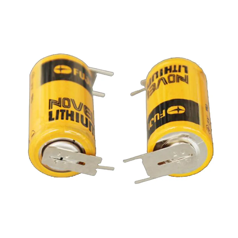 

Lot 2PCS Original CR2/3 8.L FUJI FDK CR 2/3AA CR2/3AA 8.L CR2/38.L 3V 2000mAh PLC Lithium Battery with Welding Foot Pins