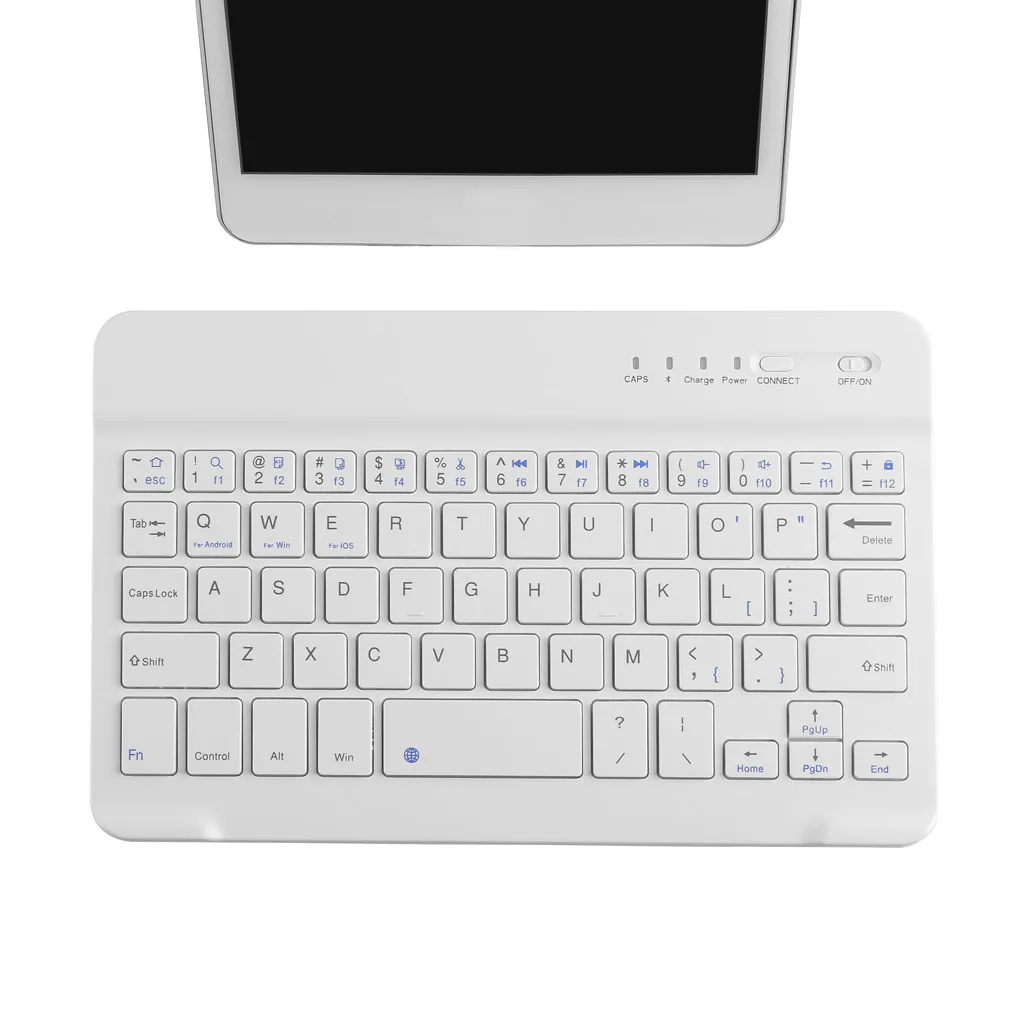 Беспроводная ультратонкая клавиатура для iPad 7-дюймовая Bluetooth с 59 клавишами