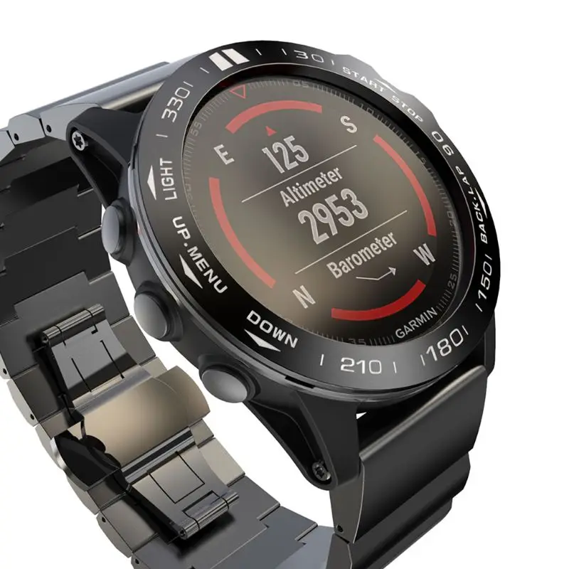

Dial Scale Speed Case Metal Bezel Ring Protective Cover for Gar-min Fenix 5X