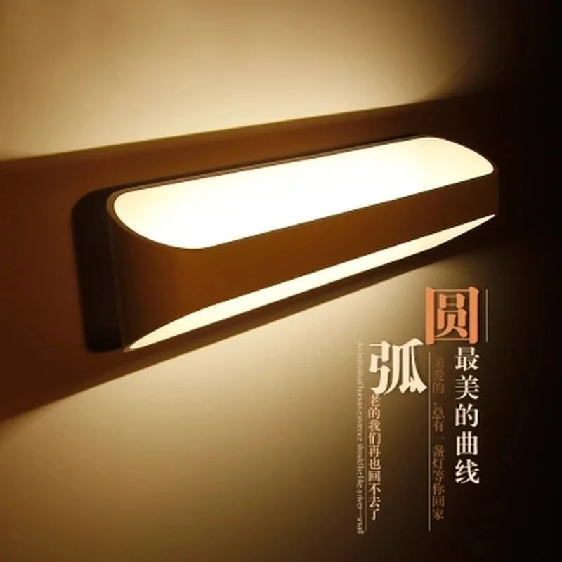 Светодиодный современный настенный светильник алюминиевое бра AC90-260V для спальни