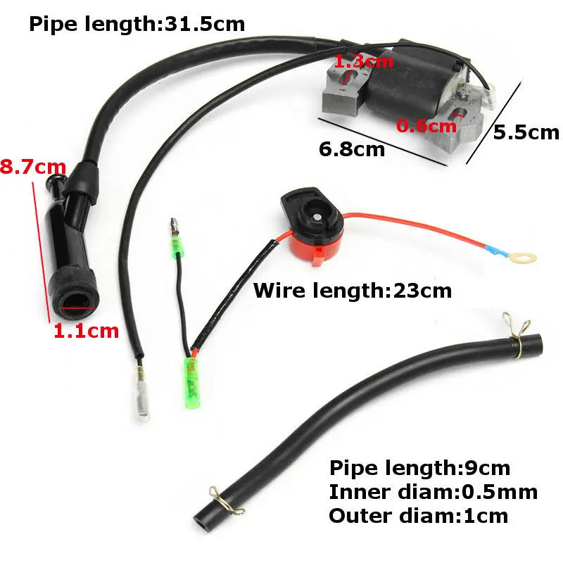 Набор свечей зажигания для катушки Air фильтр карбюратора Honda GX160 GX200 набор