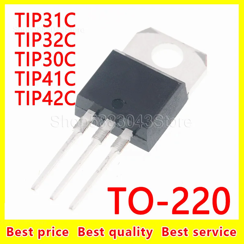 (10 шт.) 100% Новый оригинальный набор микросхем TIP31C TIP32C TIP30C TIP41C TIP42C TO-220 | Электроника