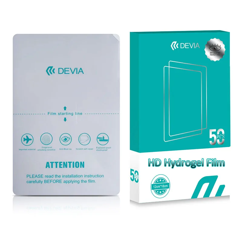 

Devia Cutting Film Machine Smart Phone Screen Protector Raw TPU Material Nano Hydrogel Protective Film With Cutting Times Code