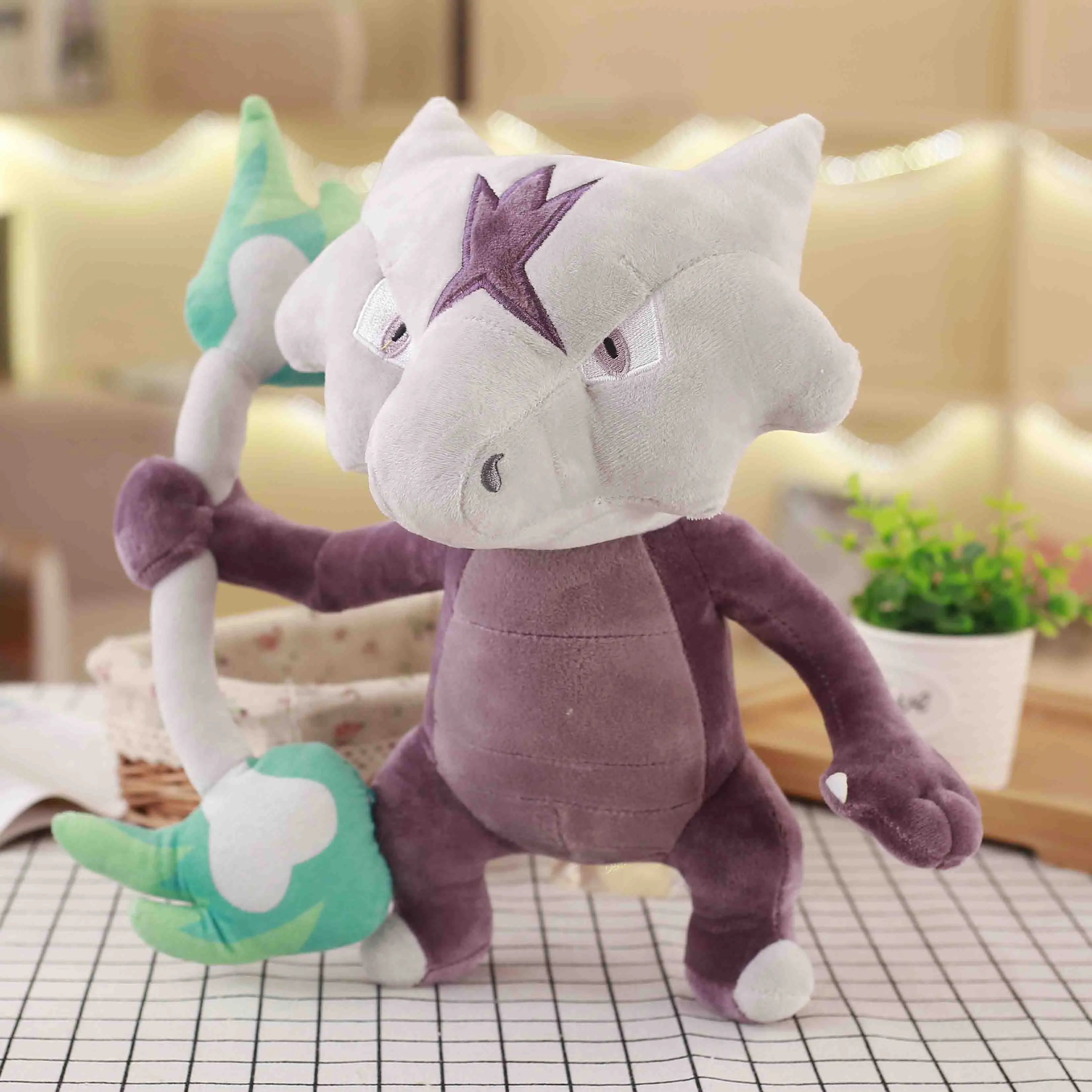 30cm Marowak Детектива Пикачу Jigglypuff чармандер Сквиртл плюшевые игрушки мягкие милые захватные машины куклы для детей Забавный подарок - Цвет: 30cm Marowak