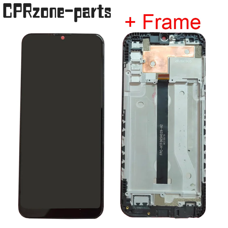 

6.52" Black + Frame For HiSense Infinity H40 Lite LCD Display With Touch Screen Digitizer Sensor Panel Assembly