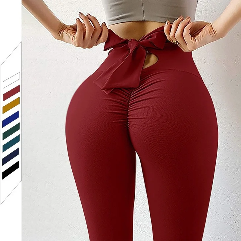 

Women's Yoga Pants Hip-lifting High Waist Leggings Sport Women Fitness Yoga Pants Gym Accessories Women Reformer Pilates
