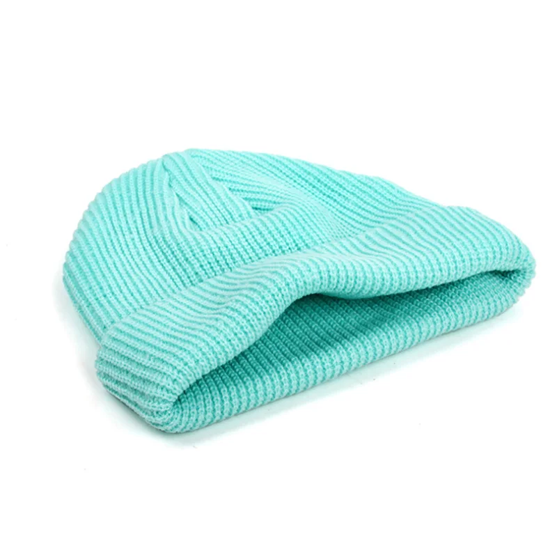 

MAODAGUANJIARetro Dome Street Hat Men Knittid Cap Solid Color Beanie Hat Short Paragraph Couple Hats Winter Outdoor Warm Beanies