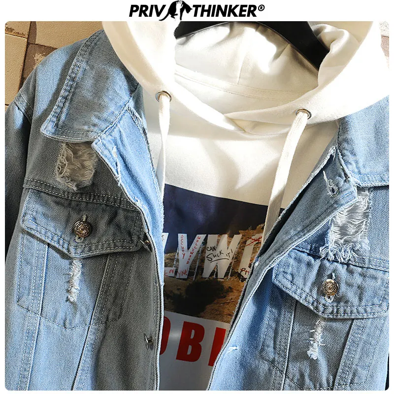 Privathinker,, однотонная, повседневная, тонкая, Мужская джинсовая куртка, хип-хоп, 5XL, куртка-бомбер, мужская, высокое качество, ковбойская, мужская, осенняя куртка, топы