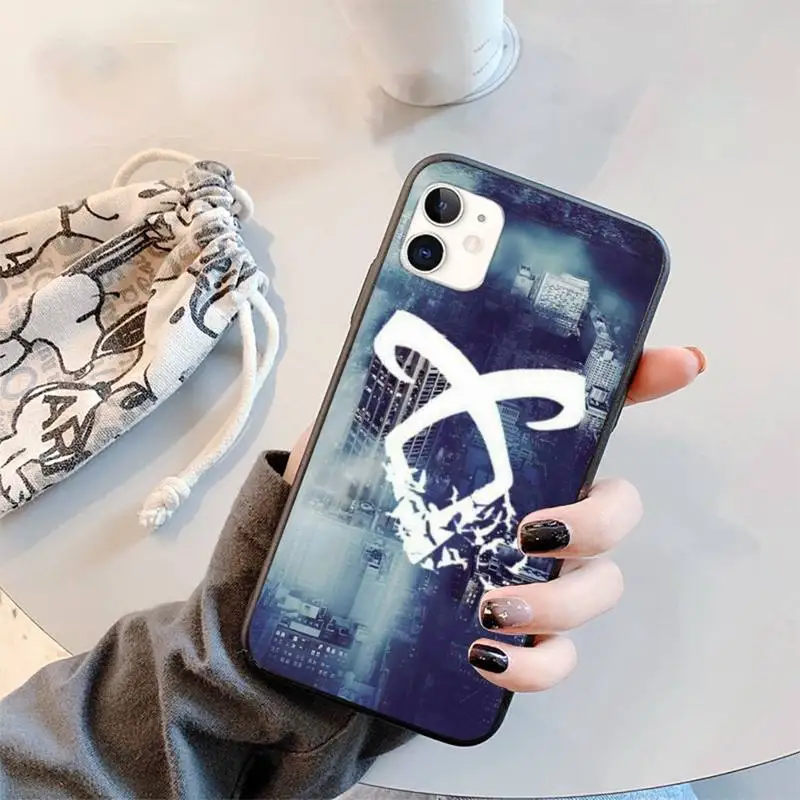 

Shadowhunters Runes Phone Case for iPhone 11 12 pro XS MAX 8 7 6 6S Plus X 5S SE 2020 XR mini