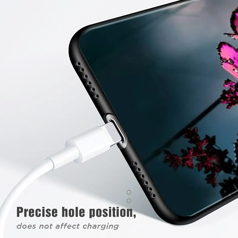 

Colorful Butterfly For Apple iPhone 12 Mini 11 XS Pro Max XR X 8 7 6 6S Plus 5 5S SE 2020 Black Phone Case