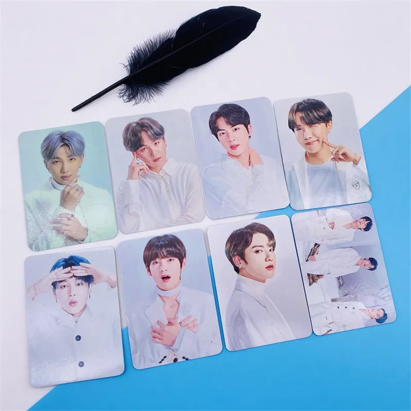 Nueva colecci&oacute;n de seguidores de tarjetas de 7x10cm, set de 8 unids/set de tarjetas de Tour de mapa Bangtan Boys, grupos de Corea del Sur, Kpop, calidad superior-1