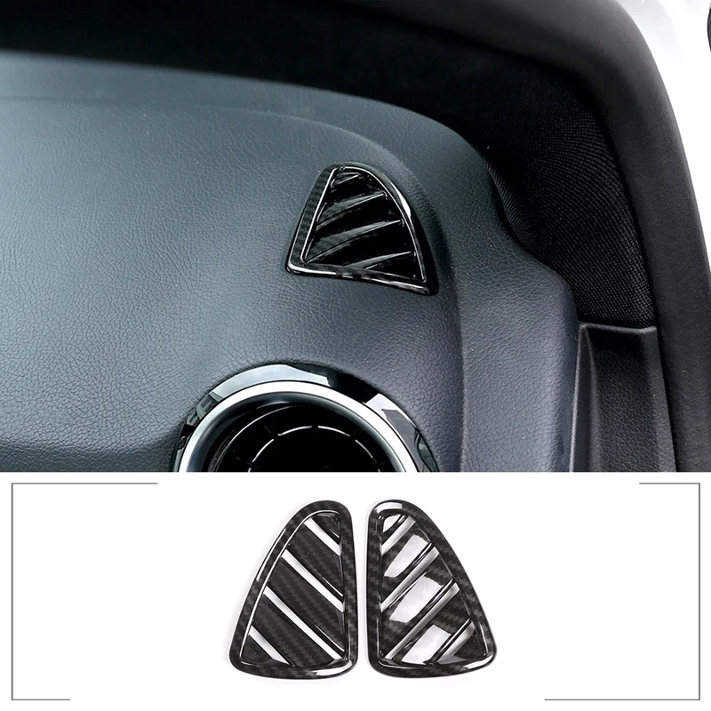 

Car Carbon Fiber ABS Central Control Dashboard Side Air Outlet Trim for Mercedes Benz GLA Class H247 2020-2021