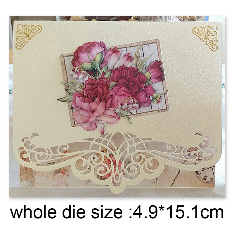 

Metal Cut Die mold lace stripe border 2020 new cutting dies Scrapbook paper craft knife mould blade punch stencils dies