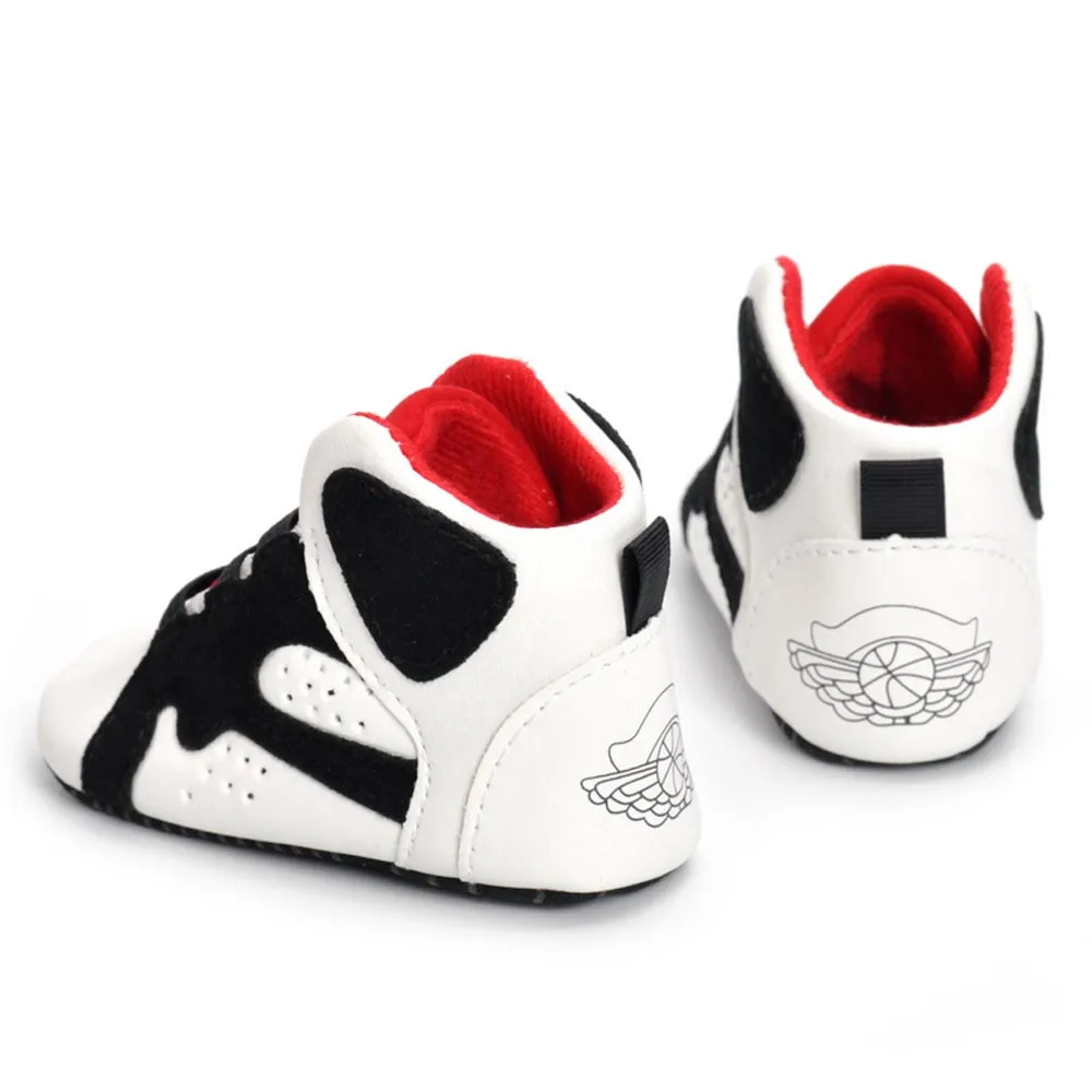 

2020 Baby Shoes Newborn Boys Girls Crib Shoes First Walkers Kids Toddlers Soft Sole Anti-slip Soles Casual Sneakers 0-18 Months
