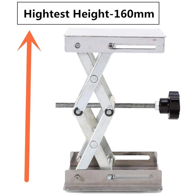 Нержавеющая сталь ручная подъемная платформа лабораторный подъемник подставка