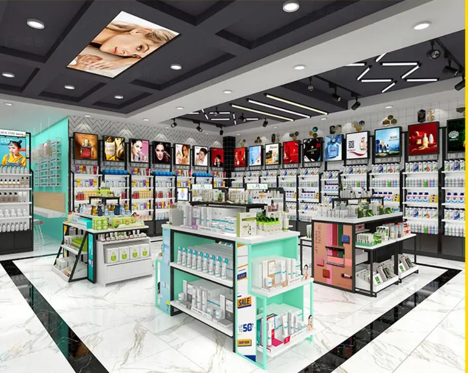 Красота салон для косметики шкаф-витрина магазина специальный уход за кожей