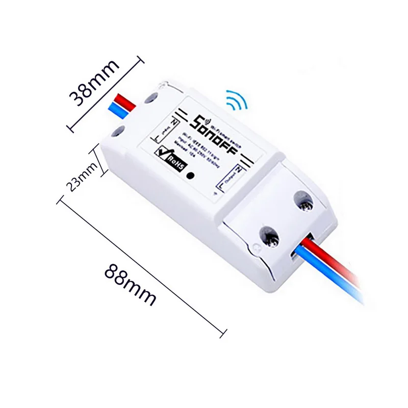 Интеллектуальный переключатель Wi Fi от сети переменного тока 90 220V универсальный