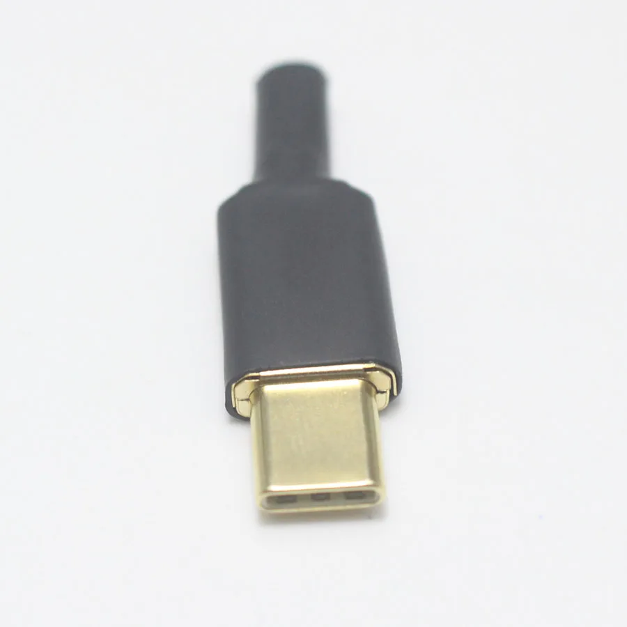 1 Набор позолоченных 5Pin OTG USB Type-C сварных штепсельных вилок для самостоятельного