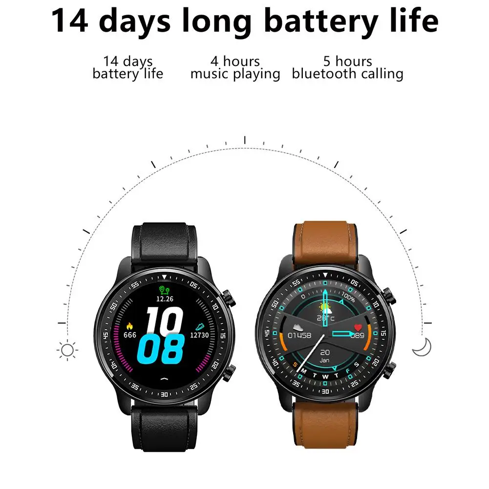 

Bluetooth Smart Watch Multi-function IP67 Waterproof Smart Sports Watch with 1.28 Inches IPS Touch Screen