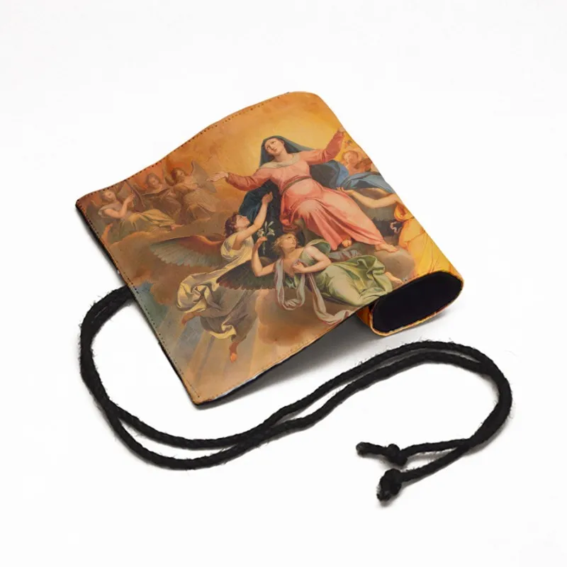 

Oil Painting Style Pattern Cosmetic Bag Women Makeup Storage Bag Portable Makeup Foldable Brush Bag Ladies Makeup Brush