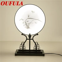 fairy table lamp desk light modern contemporary office creative decoration bed led lamp fabric for foyer living room hotel