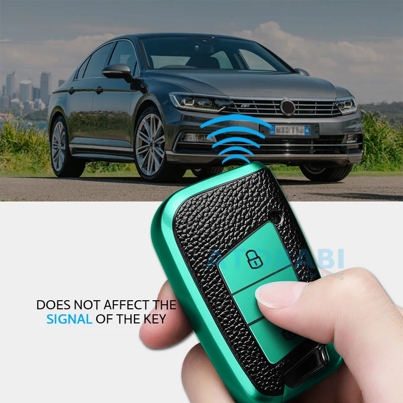 ТПУ чехол для ключа автомобиля Фольксваген Magotan 2018 2017 Passat B8 Skoda Superb A7 кожаный с