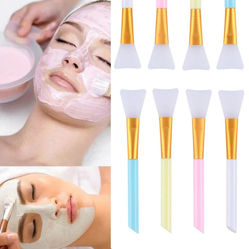 

Mask Mud Brush Facial Ultra-fine Silicone Applicator Mixing Tool Mask Mud Brush Facial Beauty Professional Skin Care Treatment