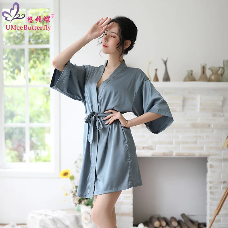 

HYRAX Sexy Lingerie Women Sexy Vest Lace Temptation Home Underwear Ice Silk Suspender Nightgown Clothes