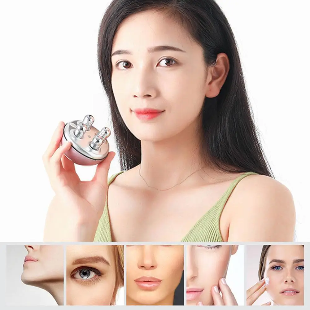 

Face Roller Ball Charged With Electric Massager Lifting Skin Wrinkle Removing Shaping Tightening Relaxation Massager Edema C1d3