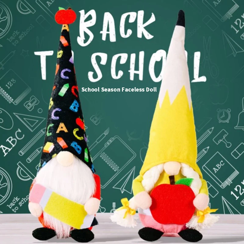 

Home Doll Faceless Plush Gnomes Dwarf For The Students School Season Desk Decor Opening Season Faceless Midget Doll