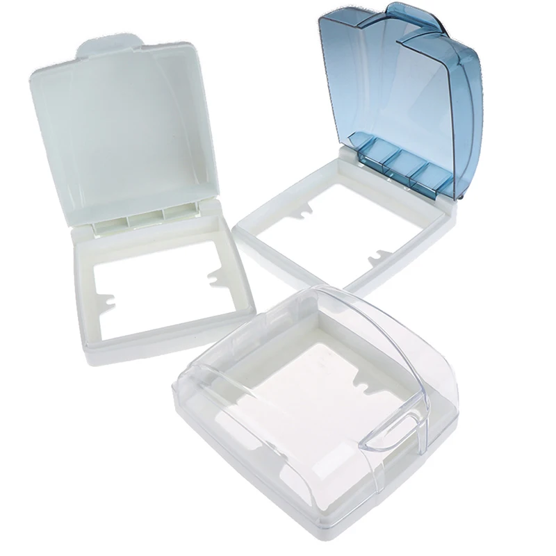 Новый 86 Тип пластиковый настенный выключатель водонепроницаемый чехол световая