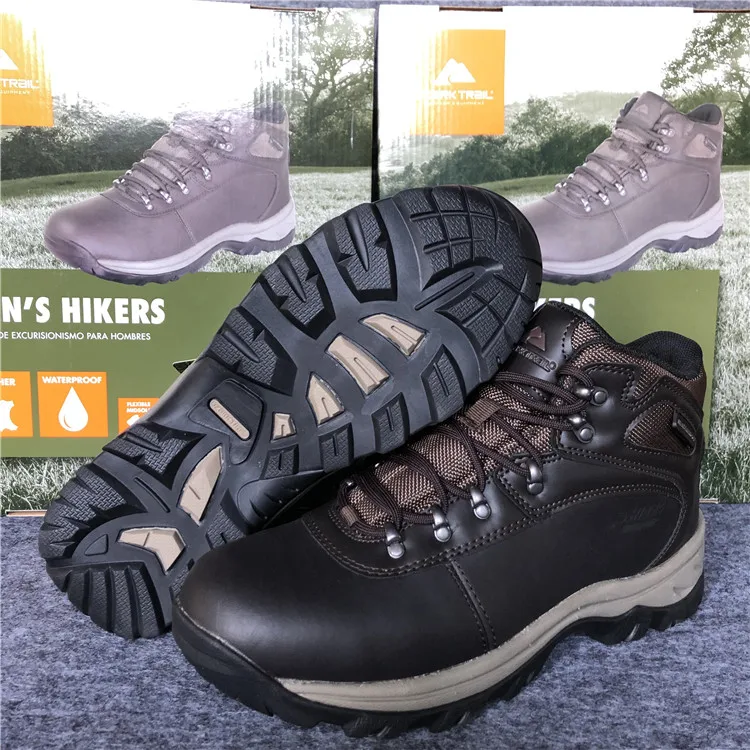 

Мужские походные треккинговые ботинки из искусственной кожи; Мужская Нескользящая Водонепроницаемая дышащая обувь для альпинизма; Мужски...