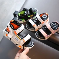 2021 kids sandals summer children sport pu leather sandals open toe toddler girls sandals fashion baby soft beach shoes for boys