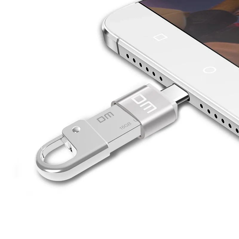 

DM Type-C Adapter Silver USB C Male to USB2.0 Femail USB OTG converter for devices with typec interface