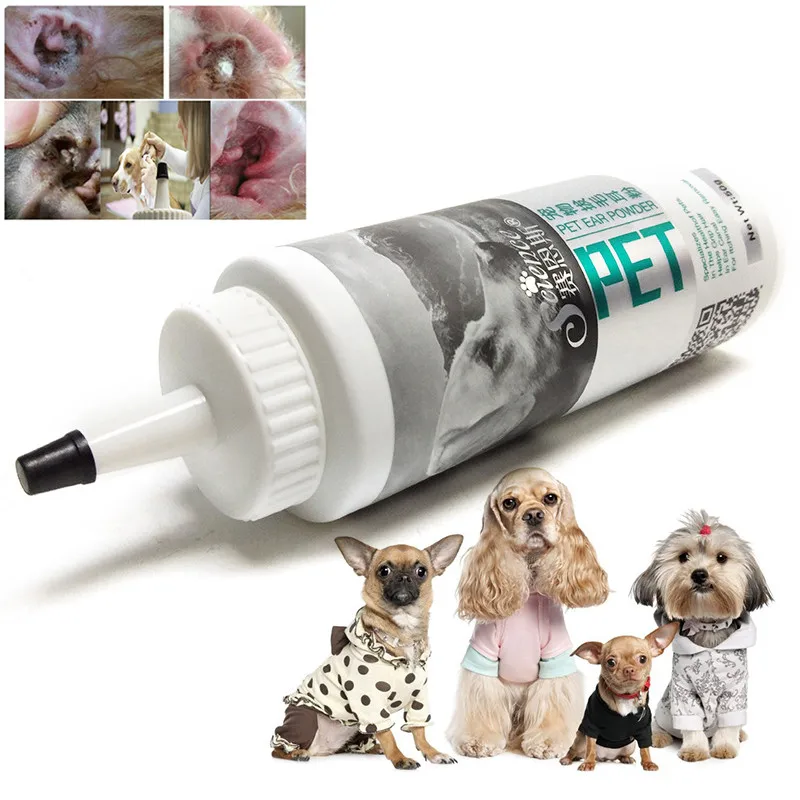 Pet ушной порошок 50 г Аксессуары для собак кошек ухо легко удалить Уход за волосами