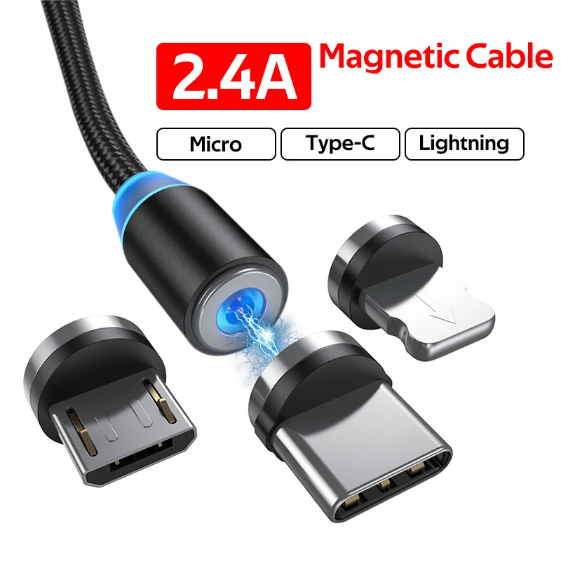 Магнитный Usb кабель для быстрой зарядки и синхронизации данных типа C|Кабели