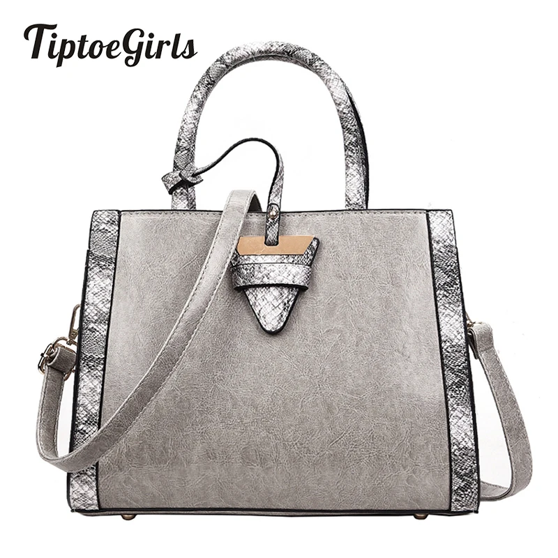 

Serpentine Pattern Women Handbags 2019 Female Luxury Handbags Black Women Bags Designer Tote Messenger Bags for Women sac a main