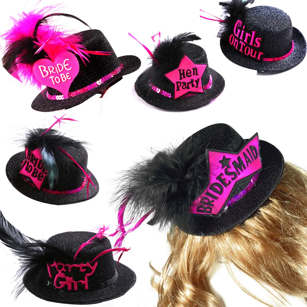 Блестящая черная верхняя шляпа на заколке для волос 50% скидка 3 шт. рекомендуемый