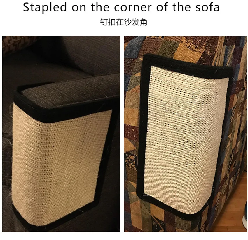 Натуральный сизаль Кошка Когтеточка коврик скребок для доски коврики игрушка