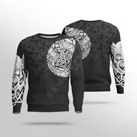 viking tattoo 3d printed women for men sweater sweatshirt autumn fashion streetwear pullover long sleeved shirt 05