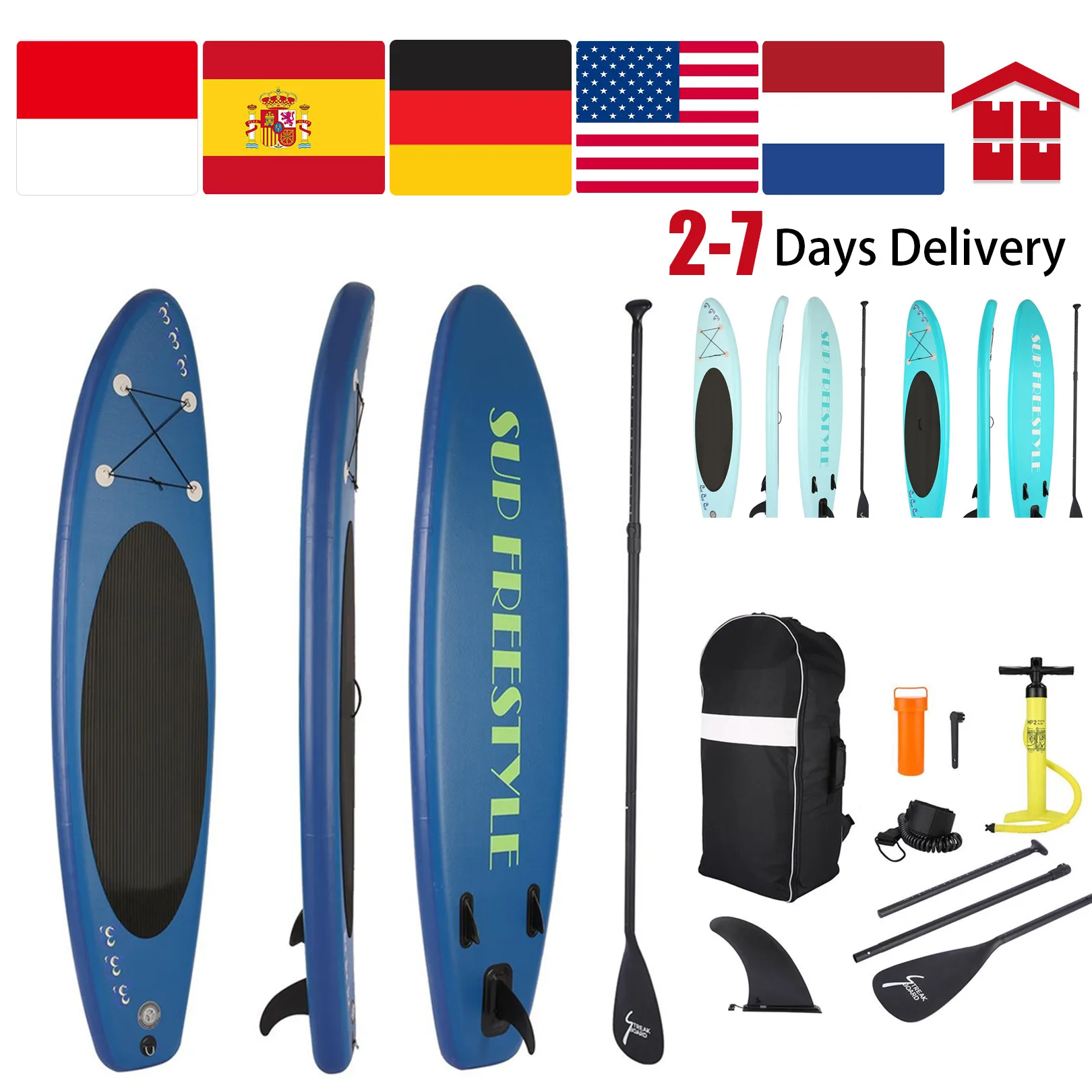 

paddle surf Surfboard Inflatable Kayak Surfing Board Stand Up Paddle Board paddle-surf padel surf 120.1x29.9x5.9inch