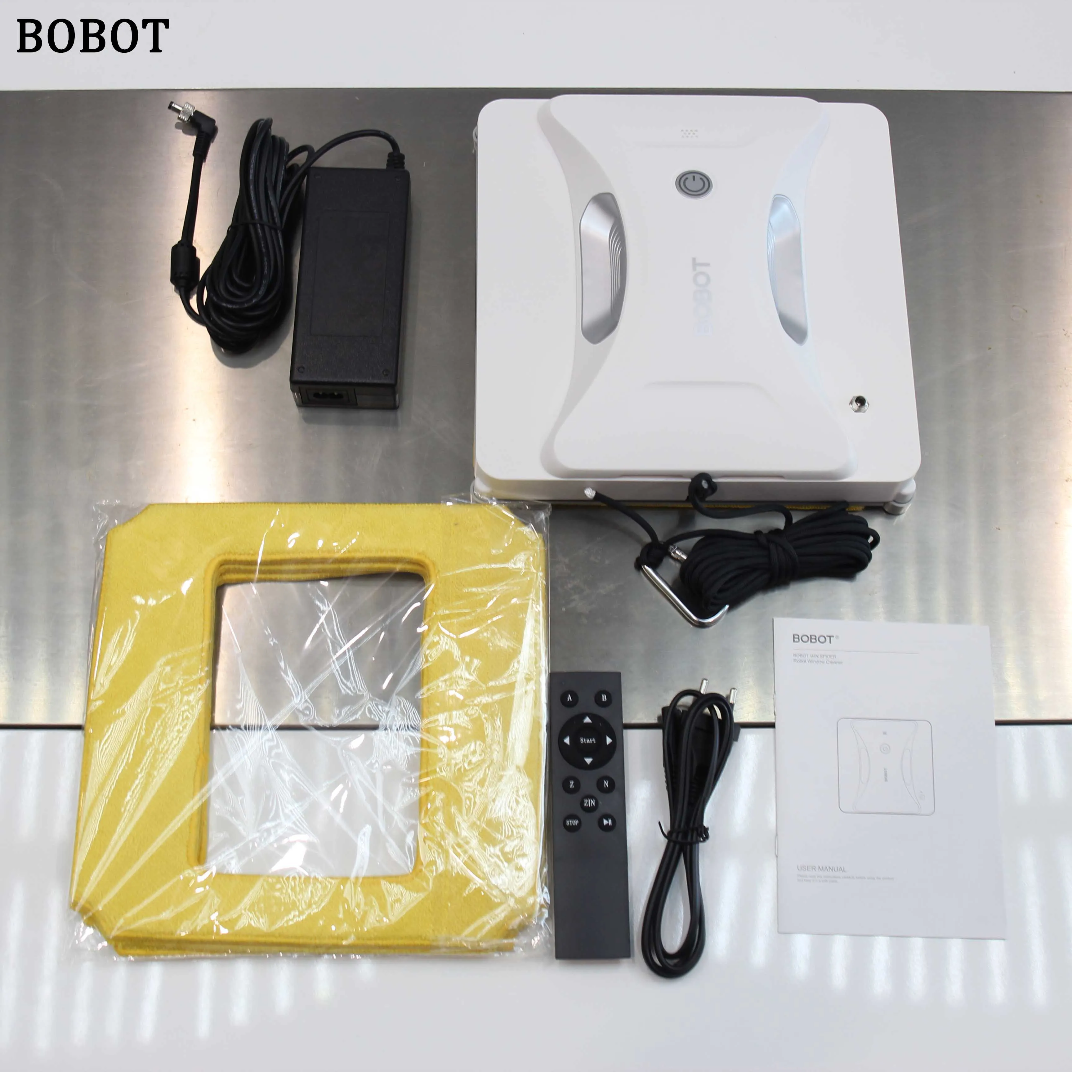 BOBOT 2500pa Washing Window Cleaner Robot Window Washer Robot for House Glass Washing Robot Vacuum Cleaner Suction Anti Falling