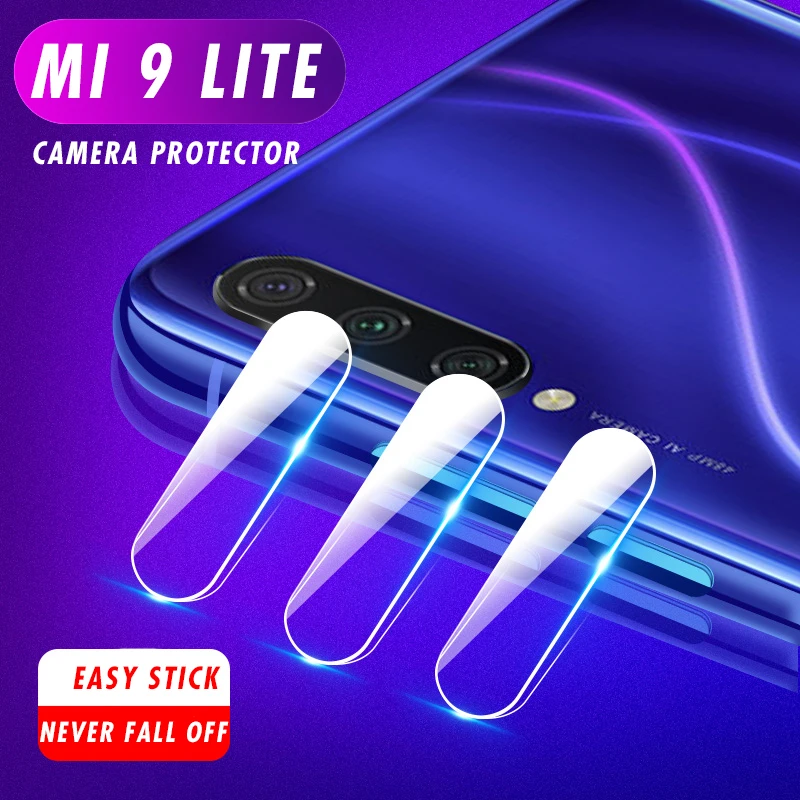 2в1 Защитное стекло для xiaomi mi 9 lite безопасные очки камеры Защитная пленка экрана на