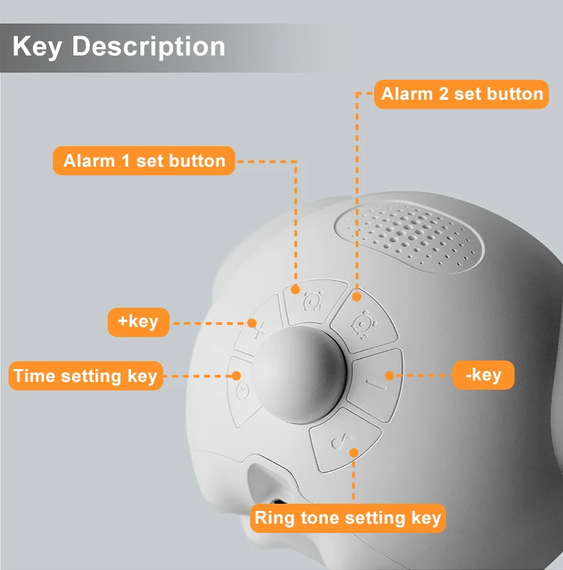 

Cute Night Light Alarm Clock LED Smart Kids Digital Clock Home Decor For Children Room Sleep Trainer Lamp Clocks Kids Xmas Gift
